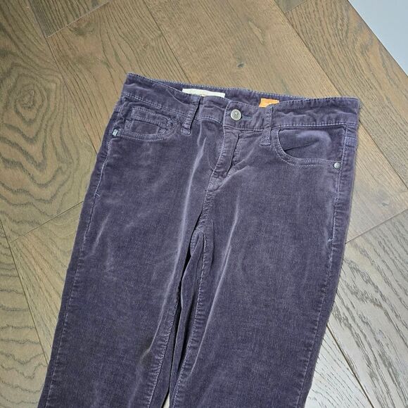 Anthro Pilcro Stet Low Rise Skinny Corduroy Ankle Zip Pants in Gray - Picture 5 of 14